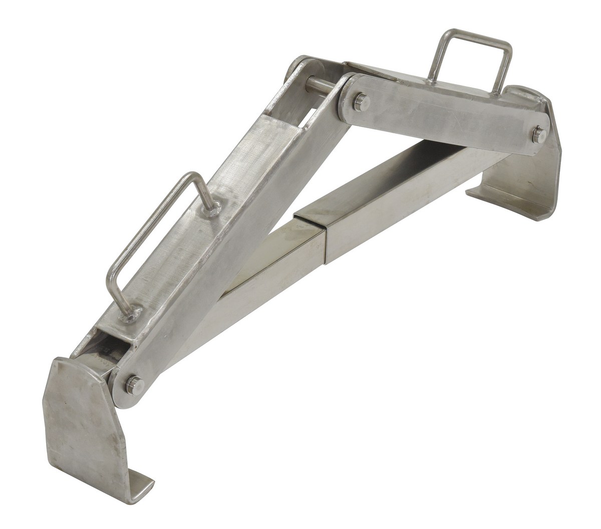 Vestil Stainless Steel Drum Lifter - 1,000 lb - Silver