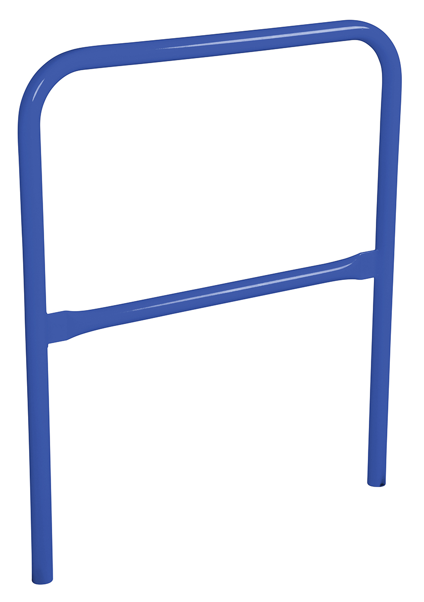 Vestil Steel Safety Railing - 3 Ft. Length - Blue