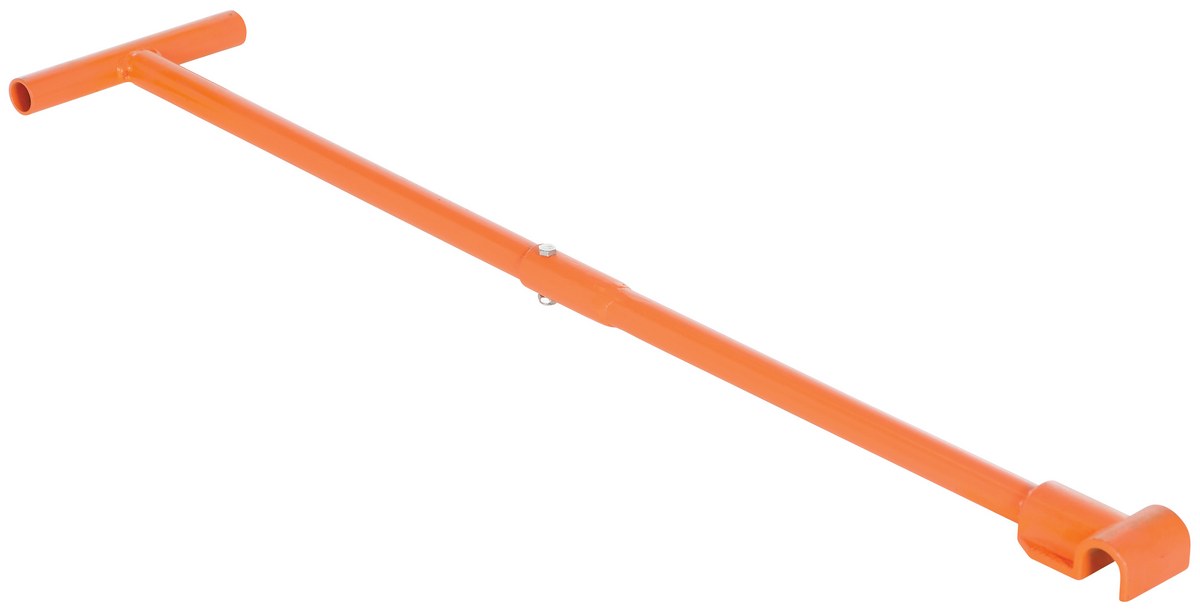 Vestil Steel Machine Roller Steering Bar Handle - 36 In. Length For Use with VHMS-2 - Orange