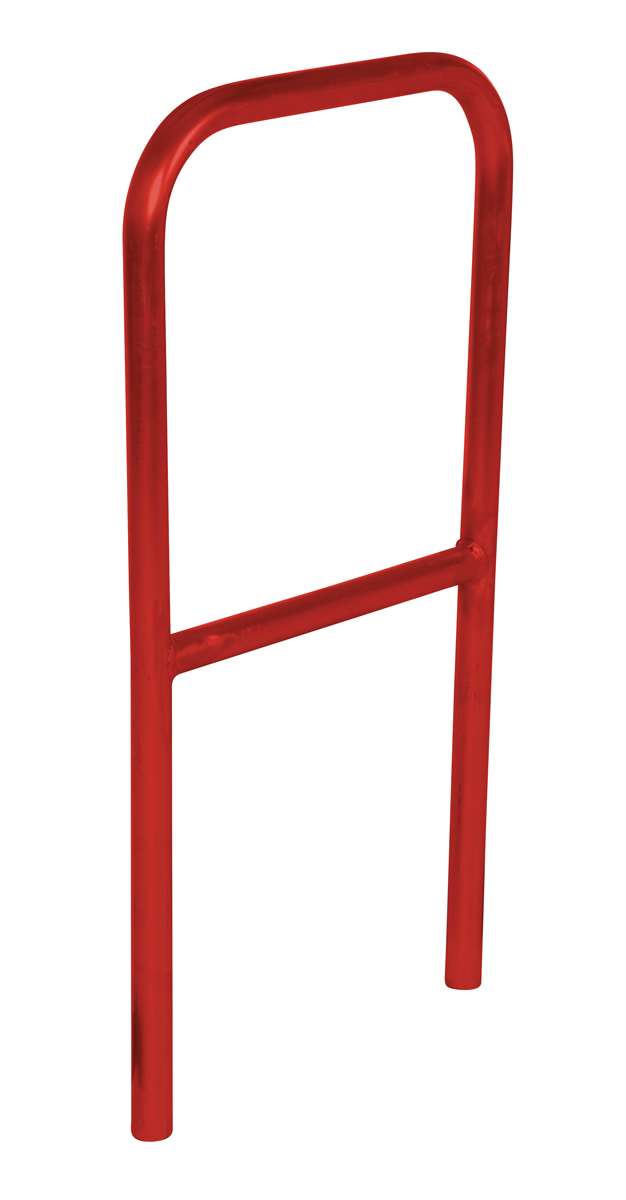 Vestil Steel Safety Railing - 2 Ft. Length - Red