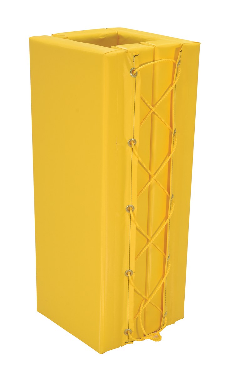 Vestil Vinyl Column Protective Pad Square - 3 Ft. x 5 In. - Yellow