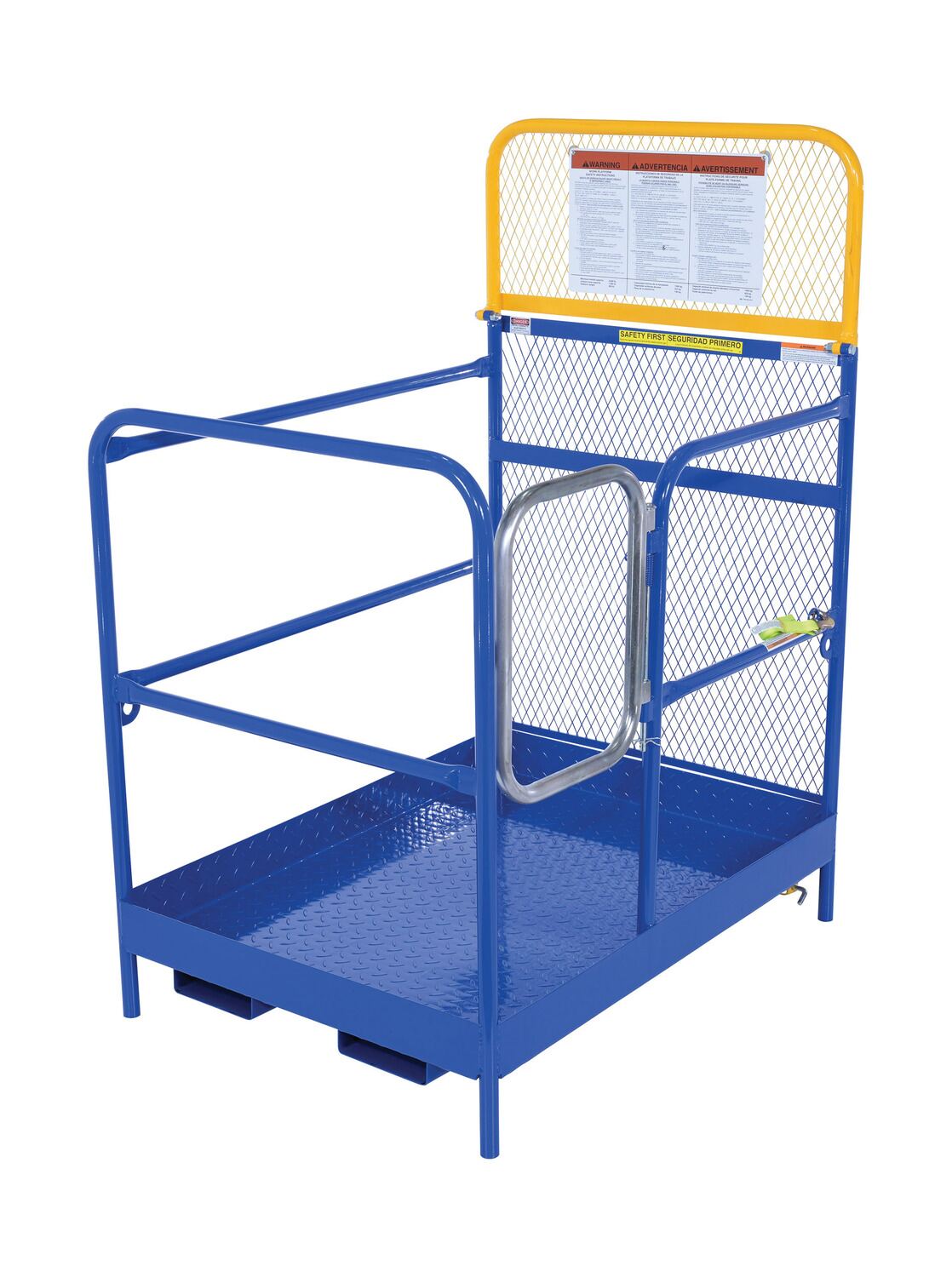 Vestil Steel Work Platform - 36 In. x 48 In. 1,000 lb - Blue