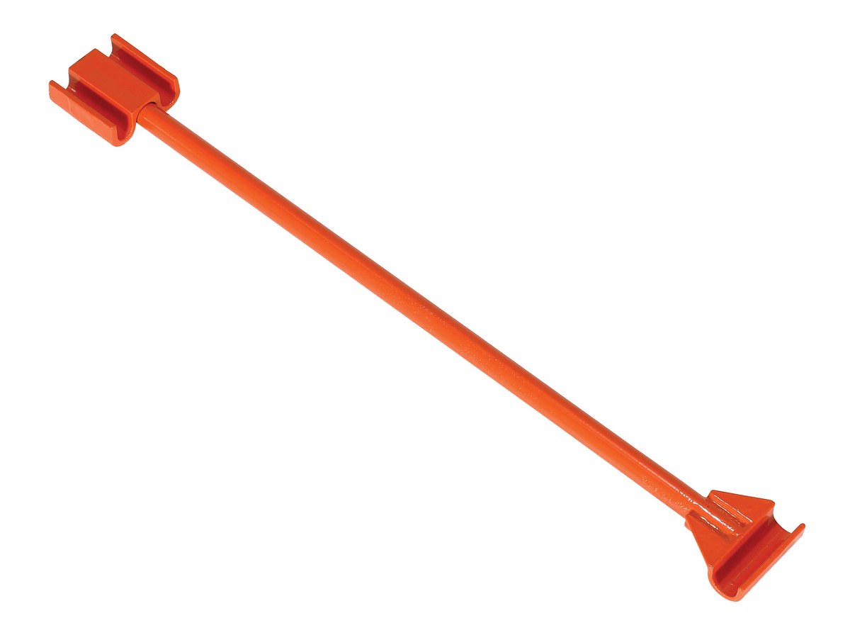 Vestil Steel Turning Bar Handle For Use with - VHMS-8, 15, and 30 - Orange