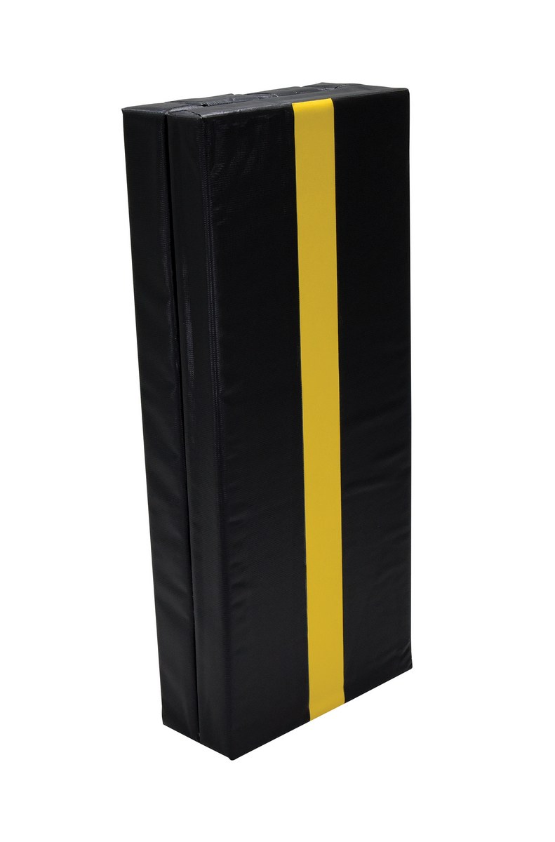 Vestil Vinyl Column Protective Pad I-Beam - 3 Ft. x 11 In. - Black
