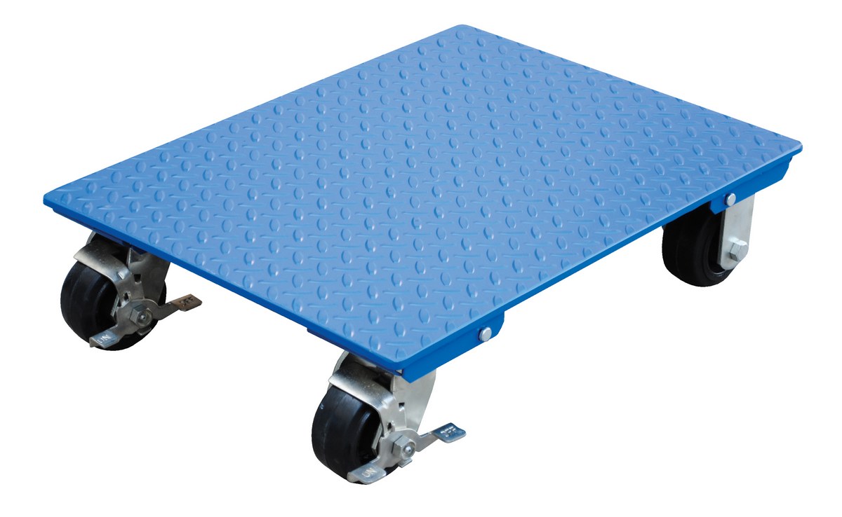 Vestil Steel Plate Dolly - 18 In. x 24 In. 1,200 lb - Blue