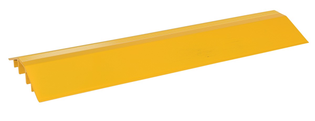 Vestil Aluminum Extruded Hose/Cable Crossover - 72 In. Length - Yellow