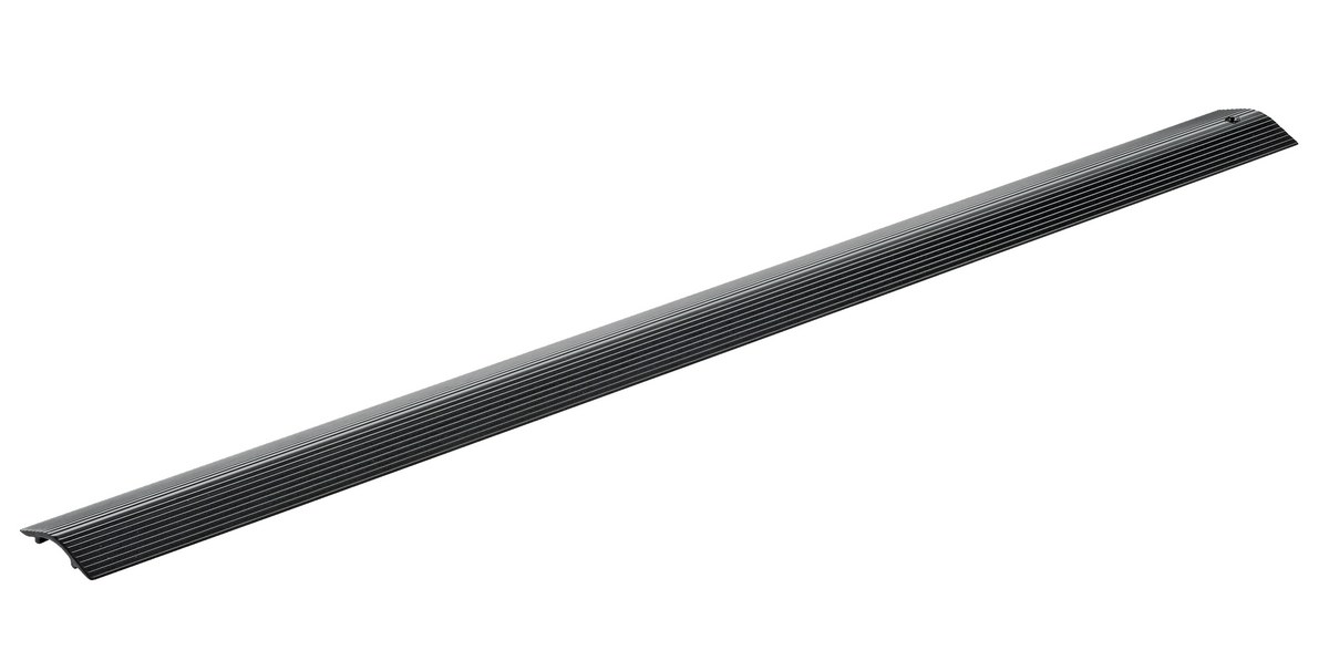 Vestil Extruded Aluminum Hose/Cable Crossover - 36 In. Length - Black