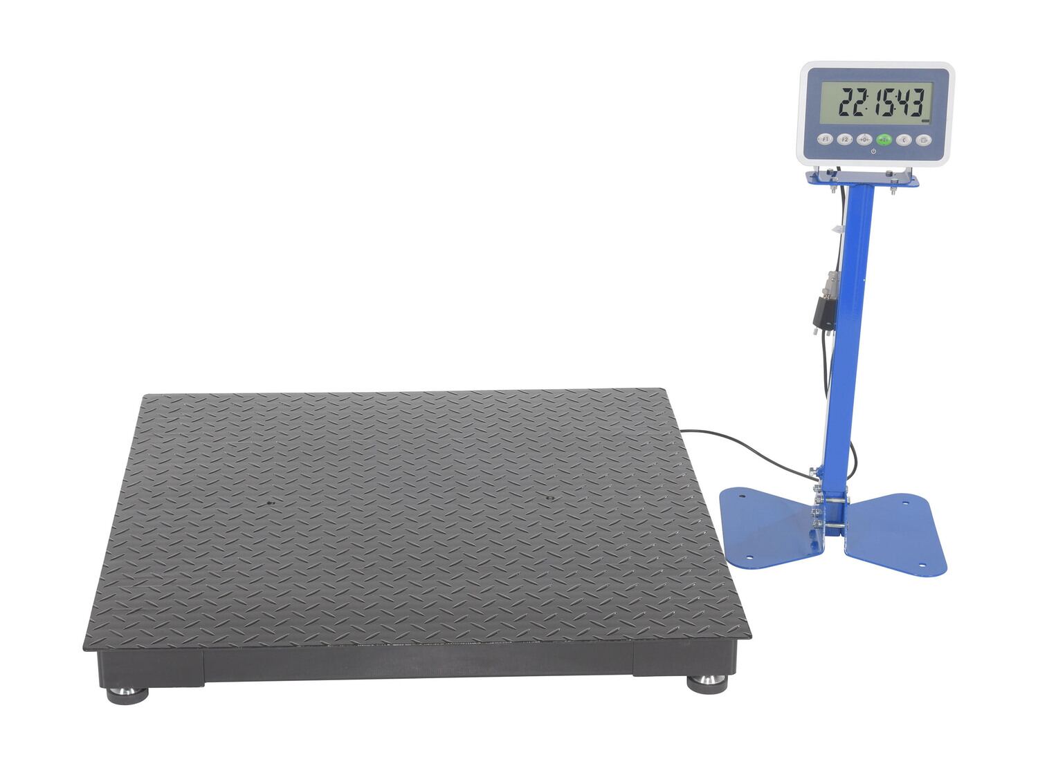 Vestil Steel Low Profile Floor Scale - 36 In. x 36 In. 2,000 lb - Black