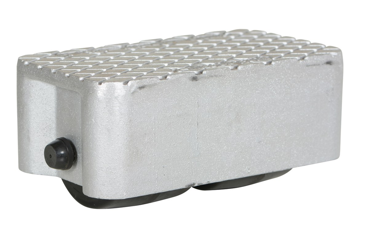 Vestil Cast Aluminum Dolly - 8-1/2 In. x 4-3/4 In. 3,000 lb - Silver