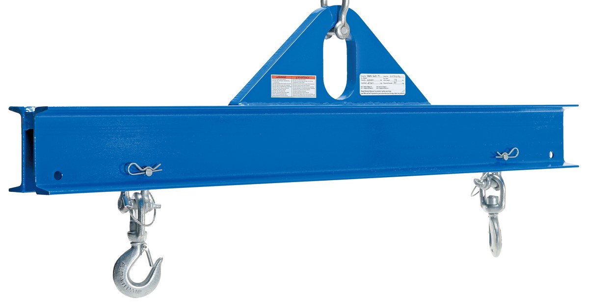Vestil Steel Economy Spreader Beam - 48 In Length 6,000 lb - Blue