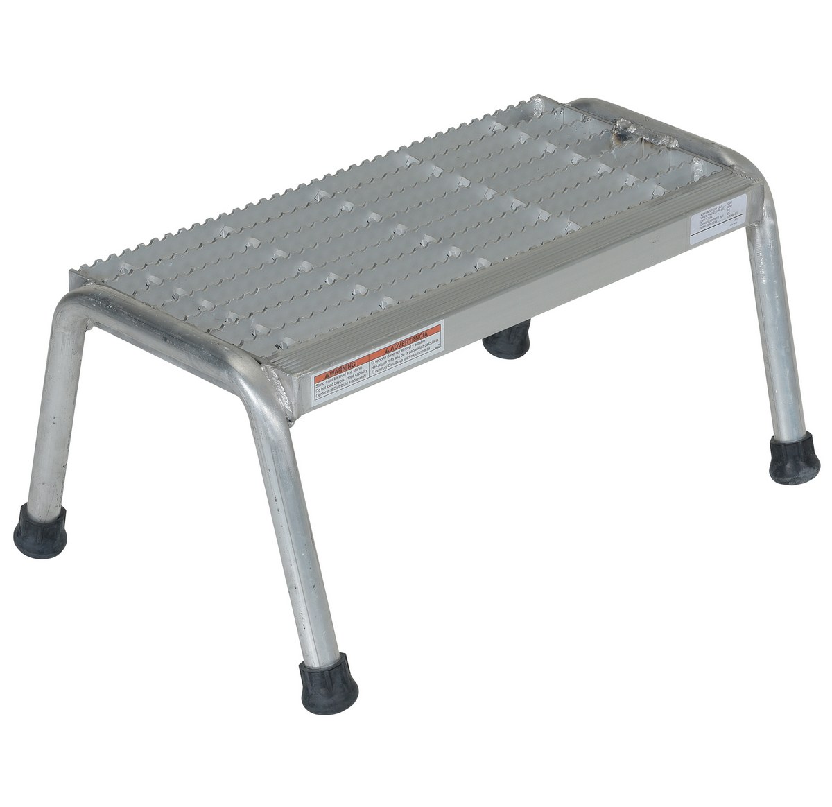 Vestil Aluminum - 1 Step Stand 500 lb - Silver
