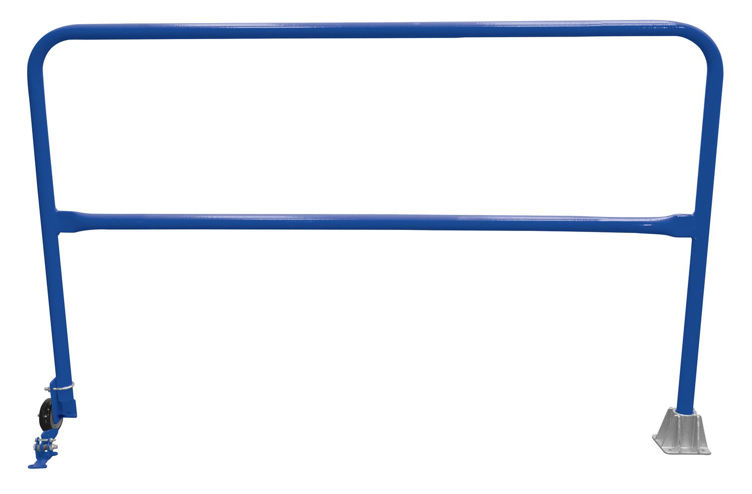Vestil Steel Dock Safety Swing Gate - 6 Ft. Length - Blue
