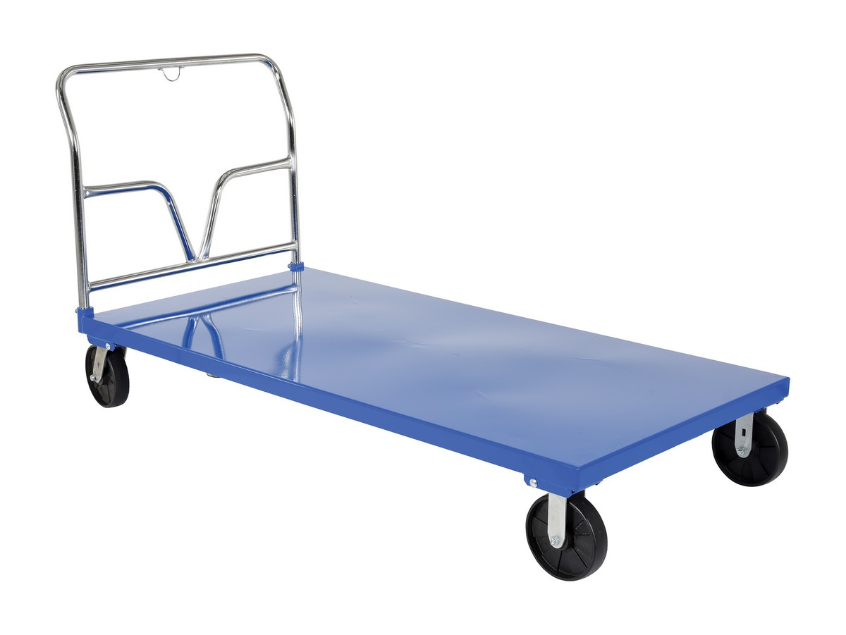 Vestil Steel Platform Truck - 77-1/2 In. x 36 In. x 40 In. 3,600 lb - Blue