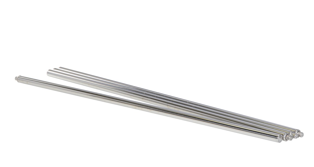 Vestil Stainless Steel Shelving Leg Kit - Silver
