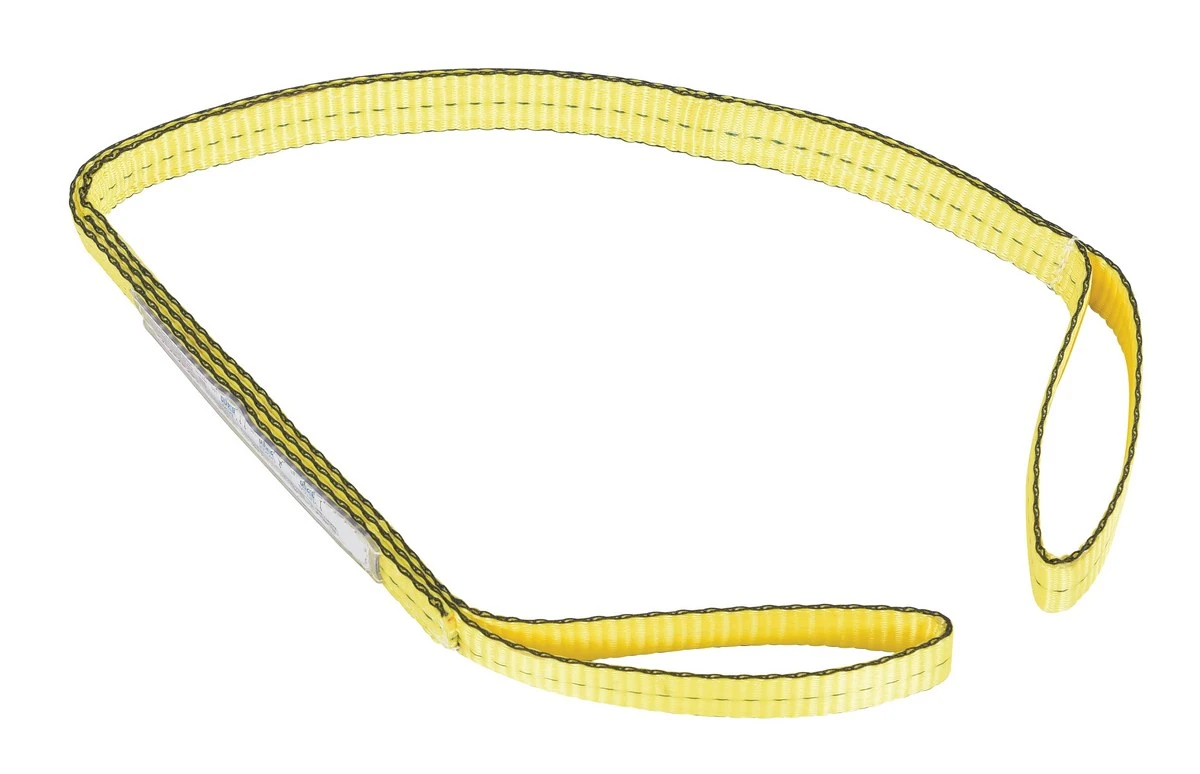 Vestil Polyester Lifting Web Sling - 1 In. x 4 Ft. - Yellow