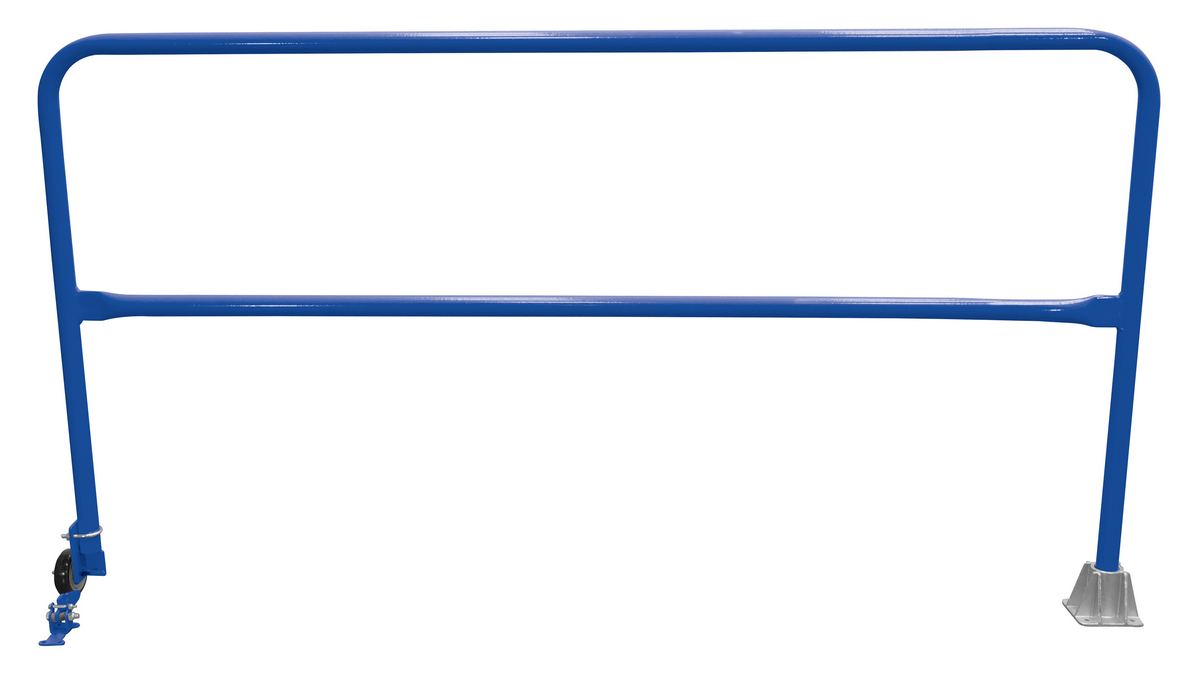 Vestil Steel Dock Safety Swing Gate - 7 Ft. Length - Blue