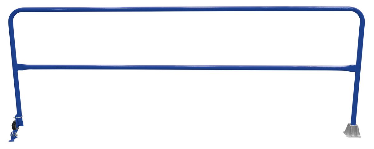 Vestil Steel Dock Safety Swing Gate - 10 Ft. Length - Blue