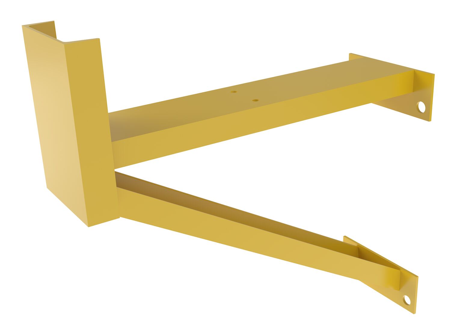 Vestil Steel Dock Shelter Guard Post - 30 In. Length - Yellow