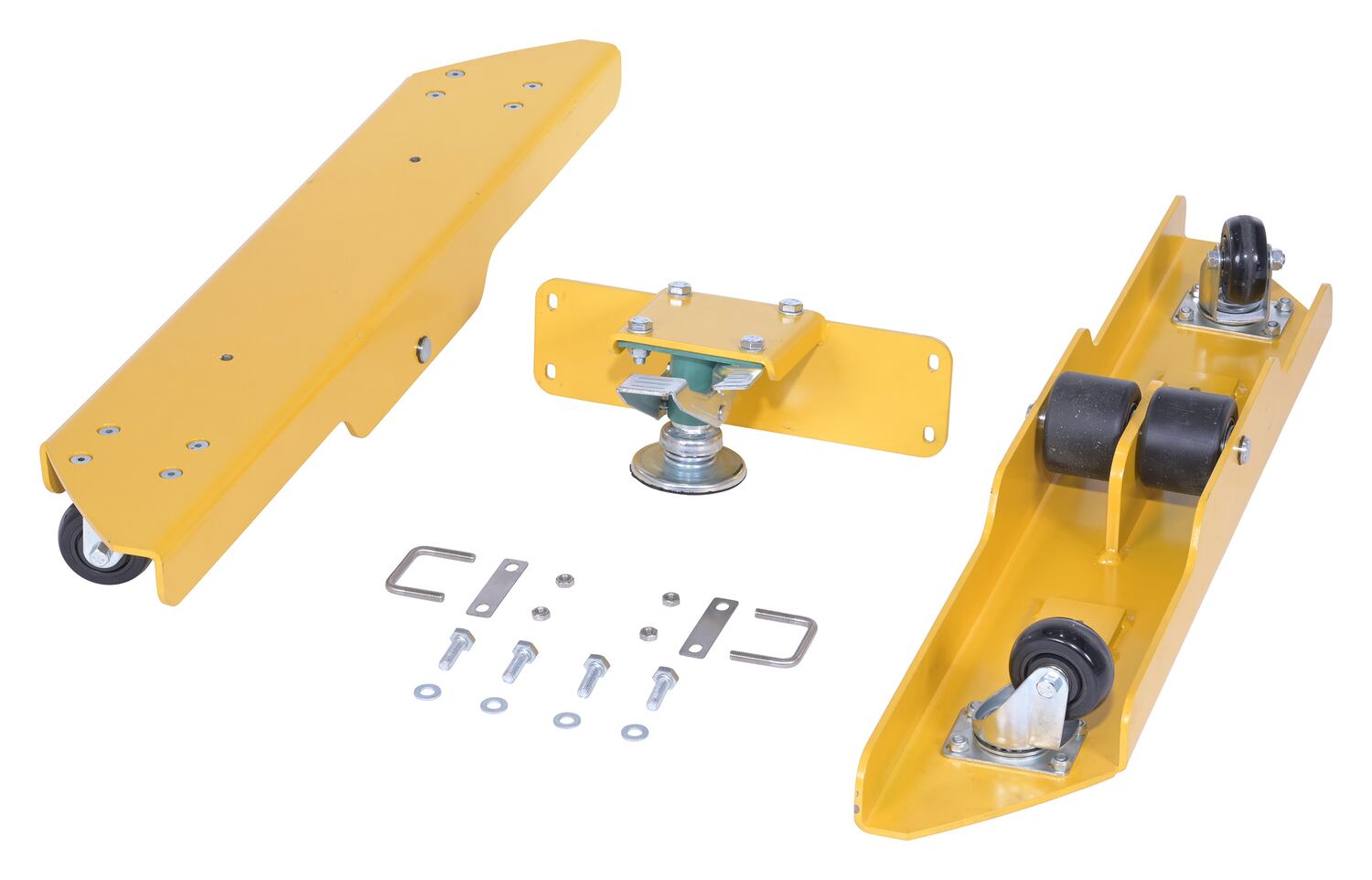 Vestil Spring Scissor Table Glass Filled Nylon Caster Kit Option - 4,500 lb - Yellow