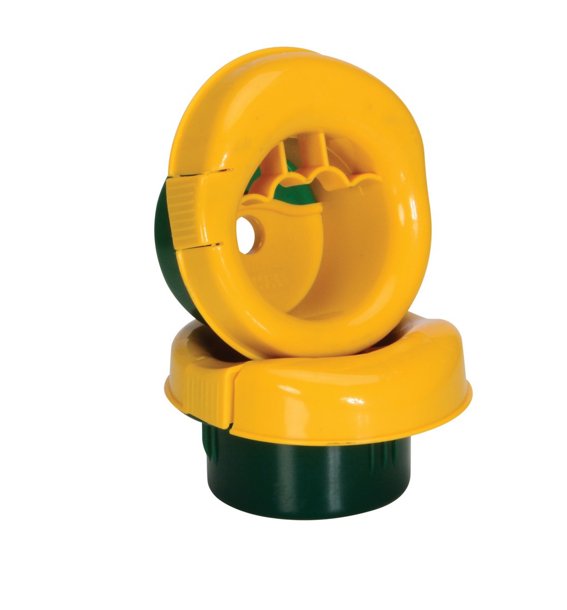 Vestil Plastic Fingertip Stretch Wrap Dispenser - Yellow/Green
