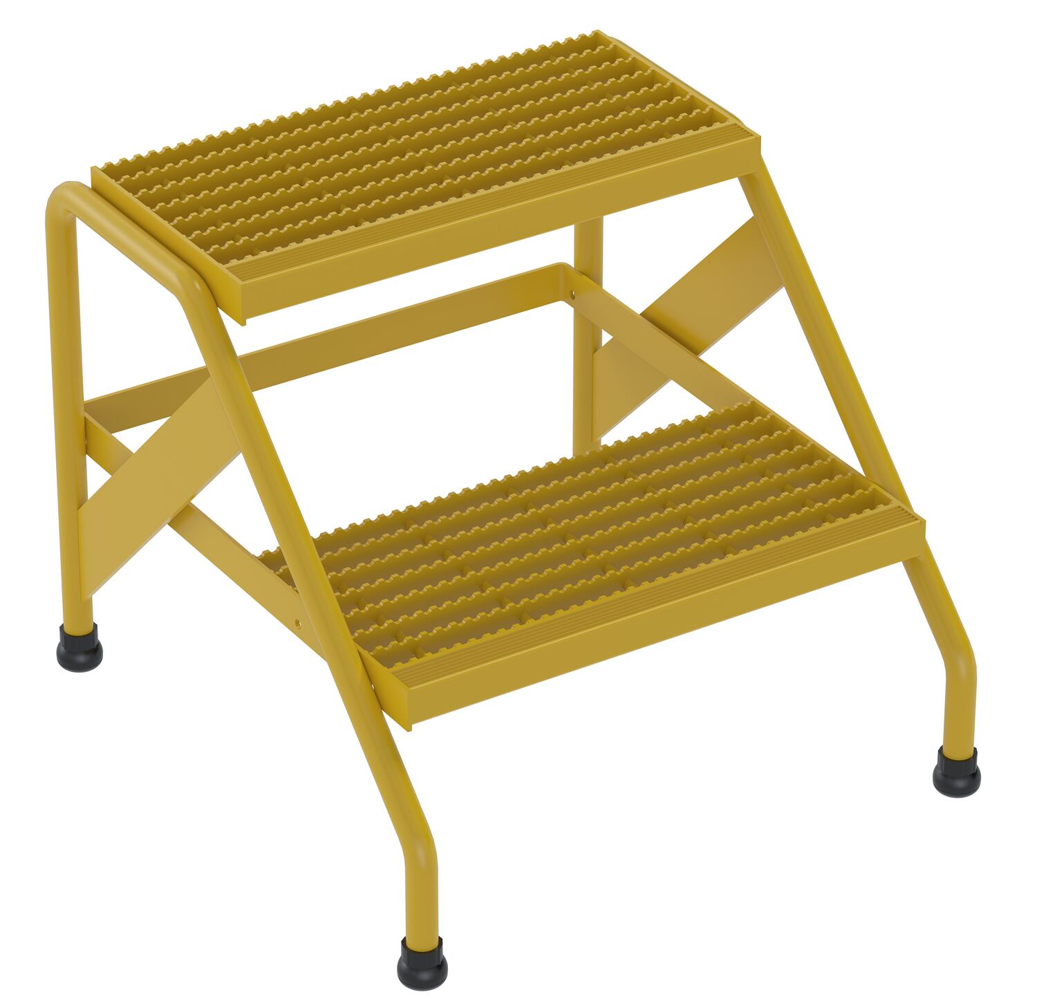 Vestil Aluminum - 2 Step Stand 500 lb - Yellow