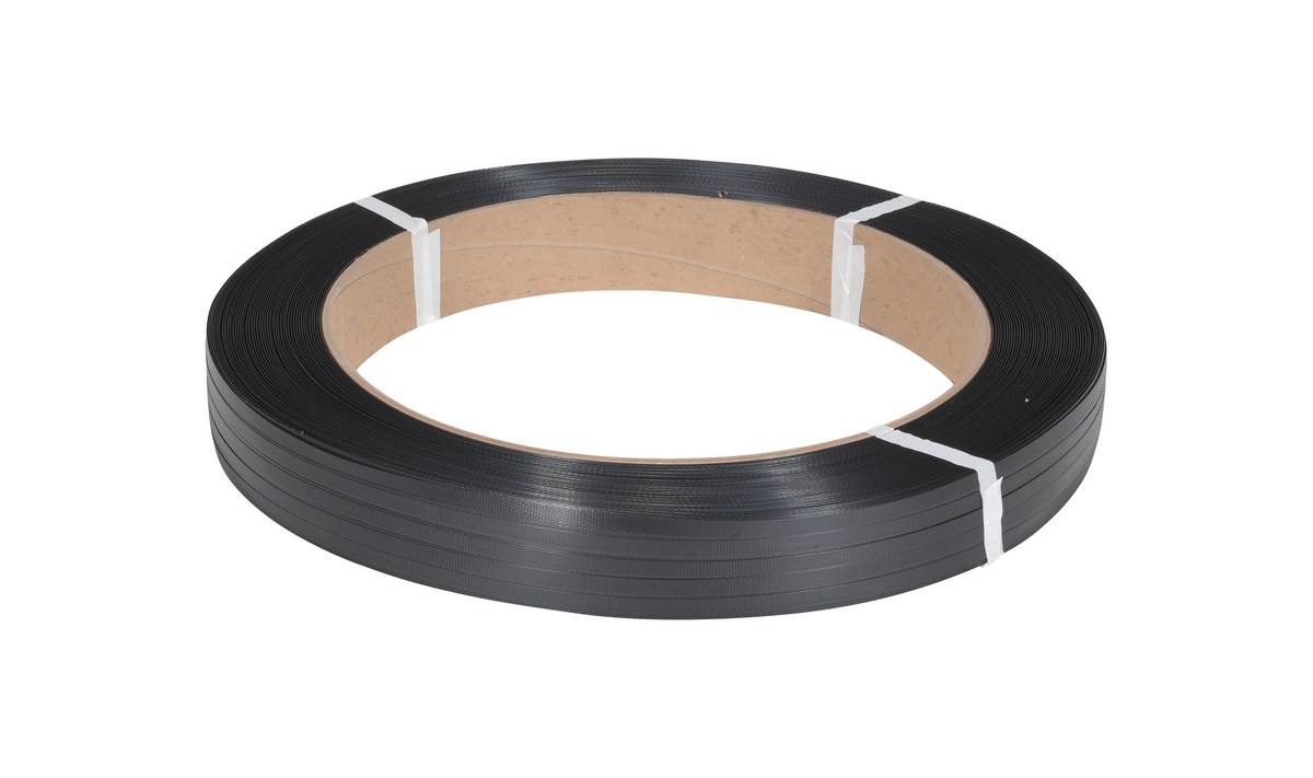 Vestil Polypropylene Strapping - 1/2 In. Width 4,500 Ft. 16 In. x 3 In. Core - Black