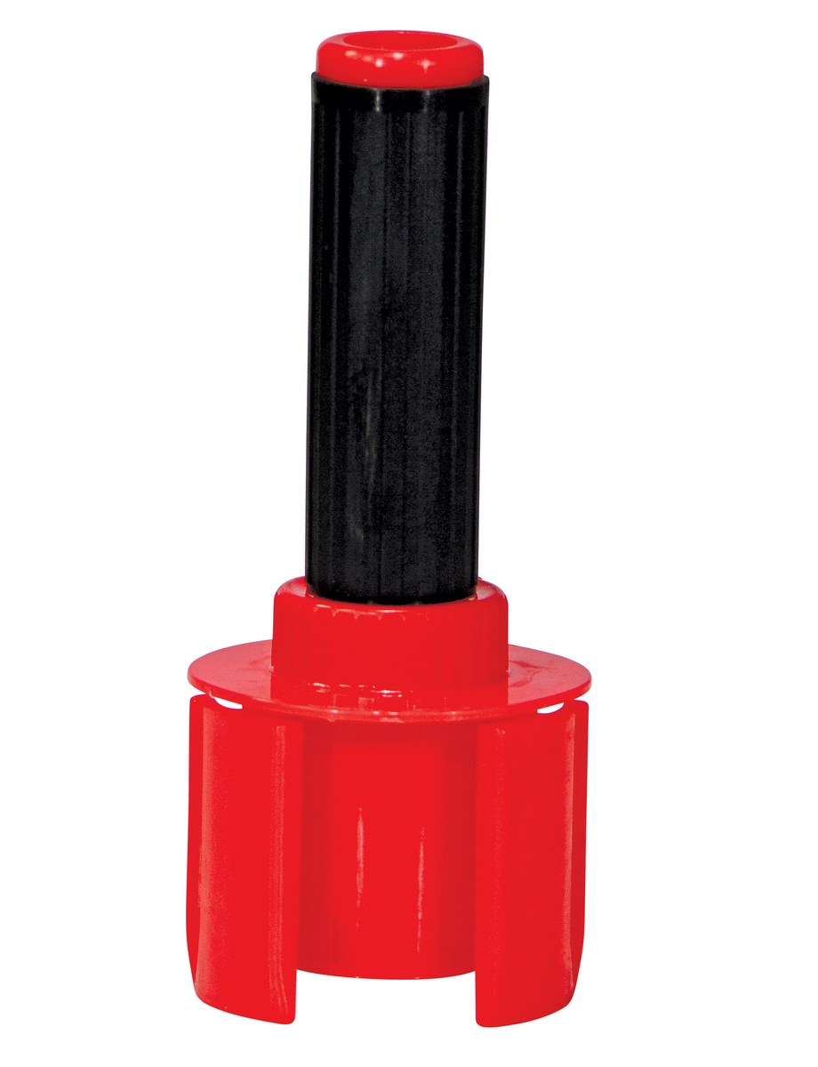 Vestil Plastic Handheld Stretch Wrap Dispenser - 5 In. x 3 In. Projection - Red/Black