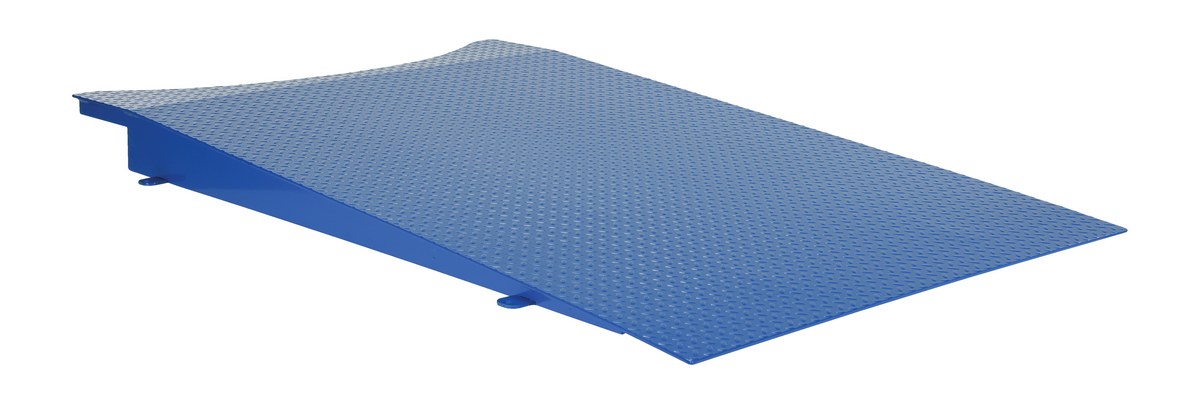 Vestil Steel Approach Ramp - 48 In. x 60 In. 4,000 lb Blue For Use With Models SWA-70 + SWA-70-Scale