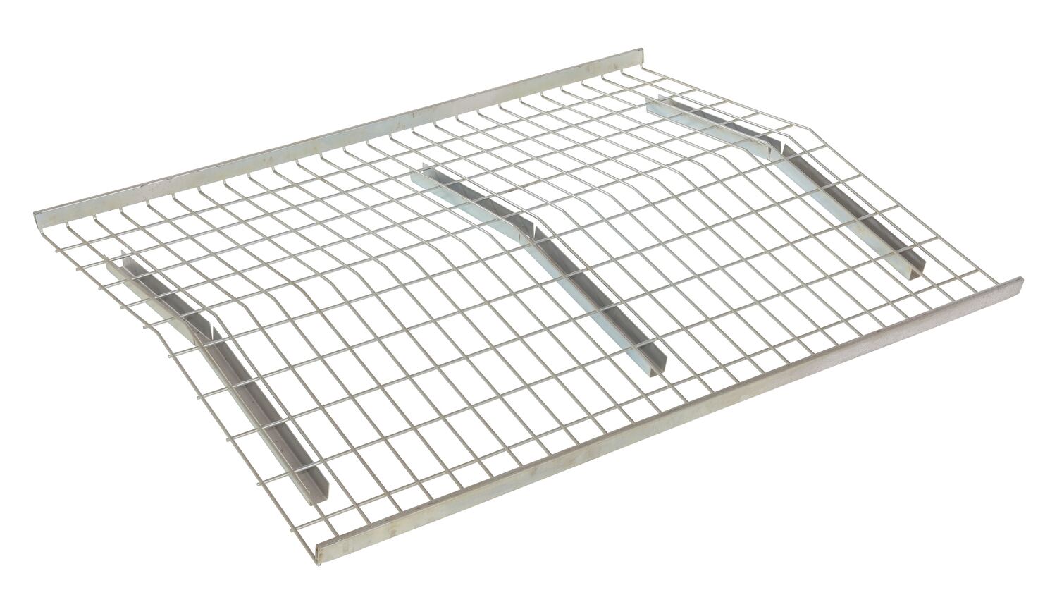 Vestil Steel Pallet Rack Crown Wire Deck - 42 In. x 52 In. 650 lb - Silver