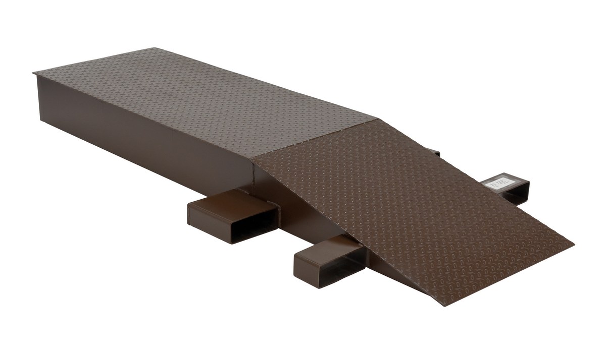 Vestil Steel Wheel Riser - 84 In. x 24 In. x 8-1/4 In. 40,000 lb - Brown