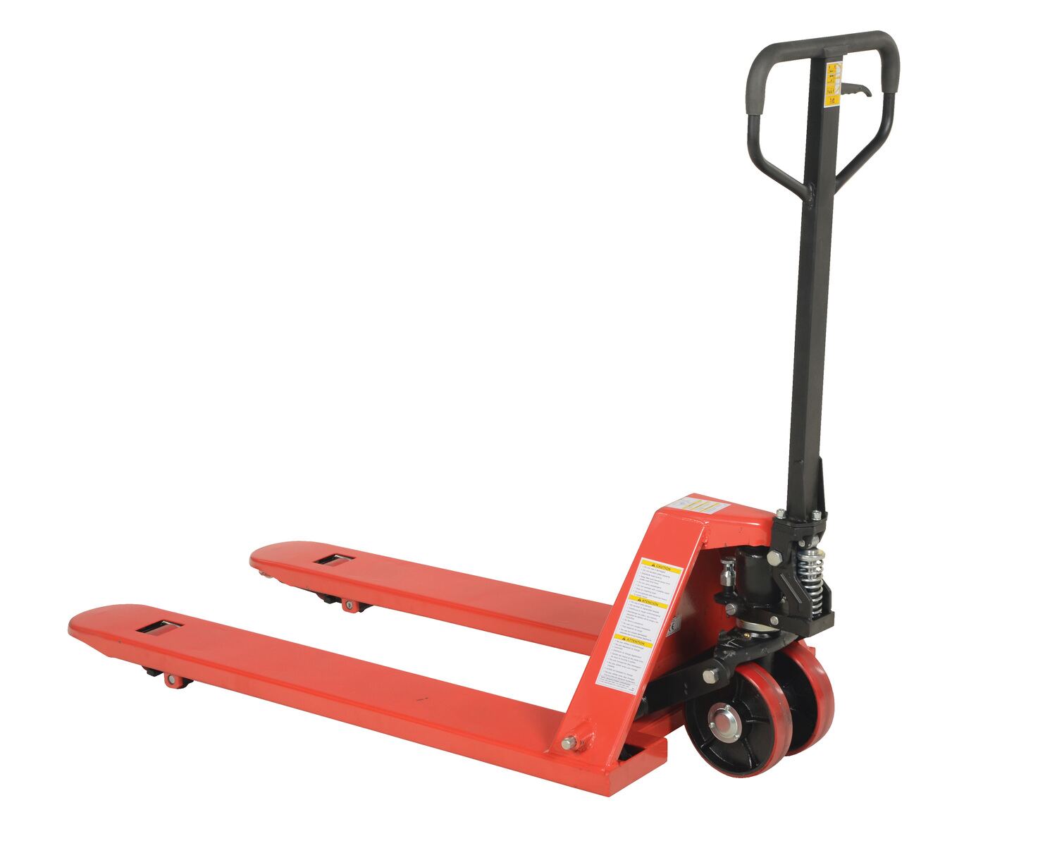 Vestil Steel Heavy Duty Side Winder Pallet Truck - 3,000 lb - Red