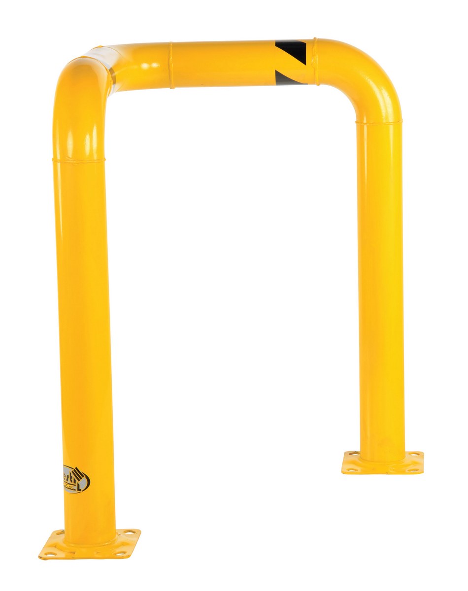 Vestil Steel Triple Elbow Guard - 34-1/8 In. x 34-1/8 In. x 42-9/16 In. - Yellow