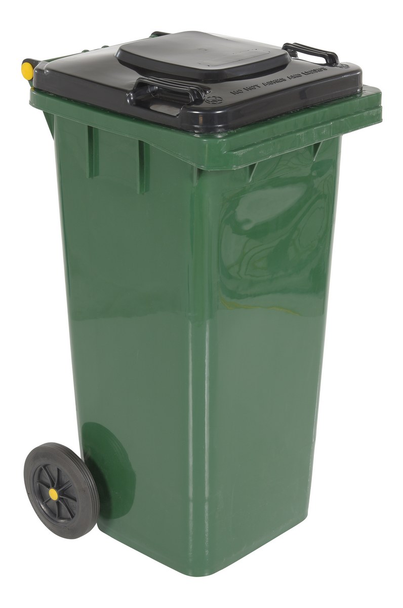 Vestil High Density Polyethylene - 32 Gallon Trash Can - Green