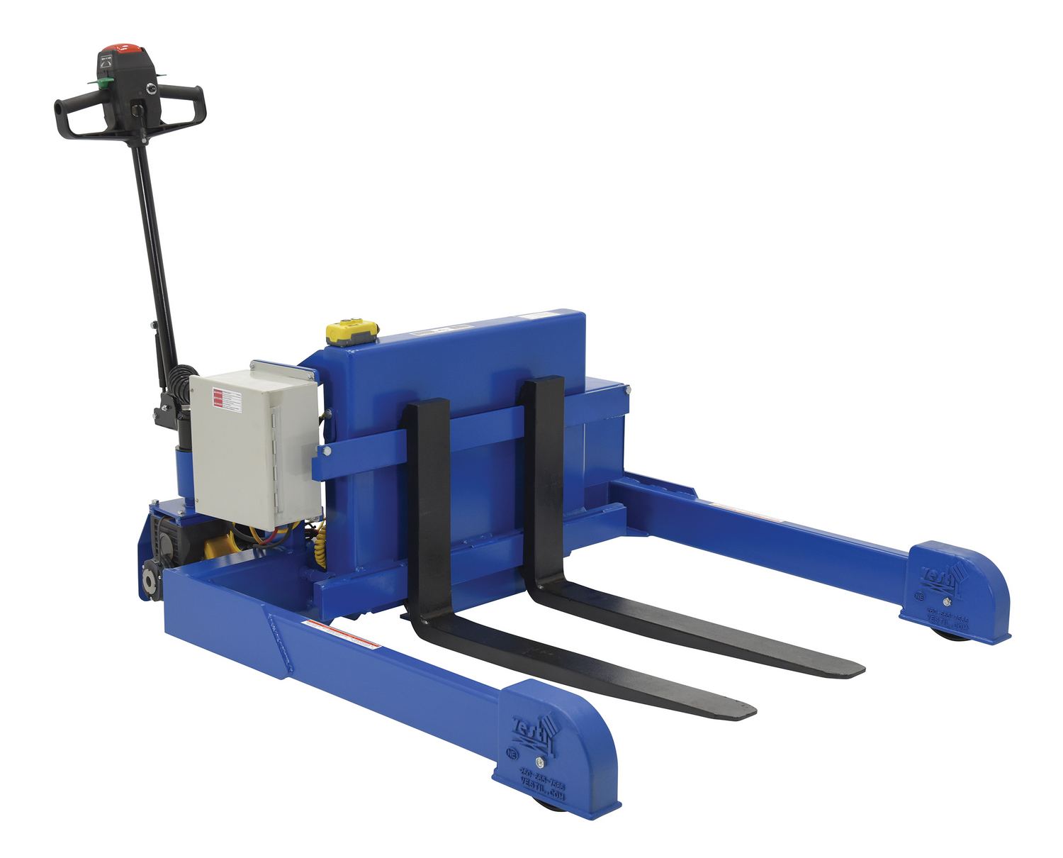 Vestil Steel Tilt Master Straddle DC Powered Traction Drive System - 2,000 lb - Blue
