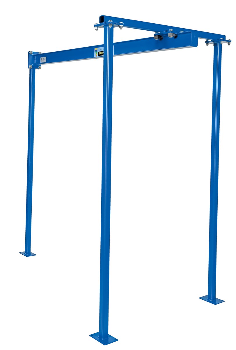 Vestil Steel Travel Tri-Post Jib - 2,000 lb - Blue