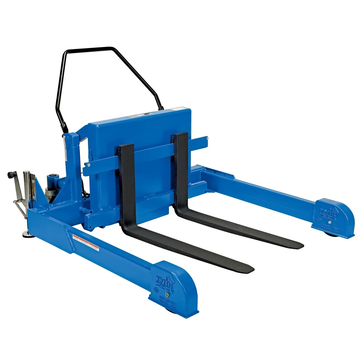 Vestil Steel Tilt Master Straddle Reciprocating Air/Oil Power - 6,000 lb - Blue