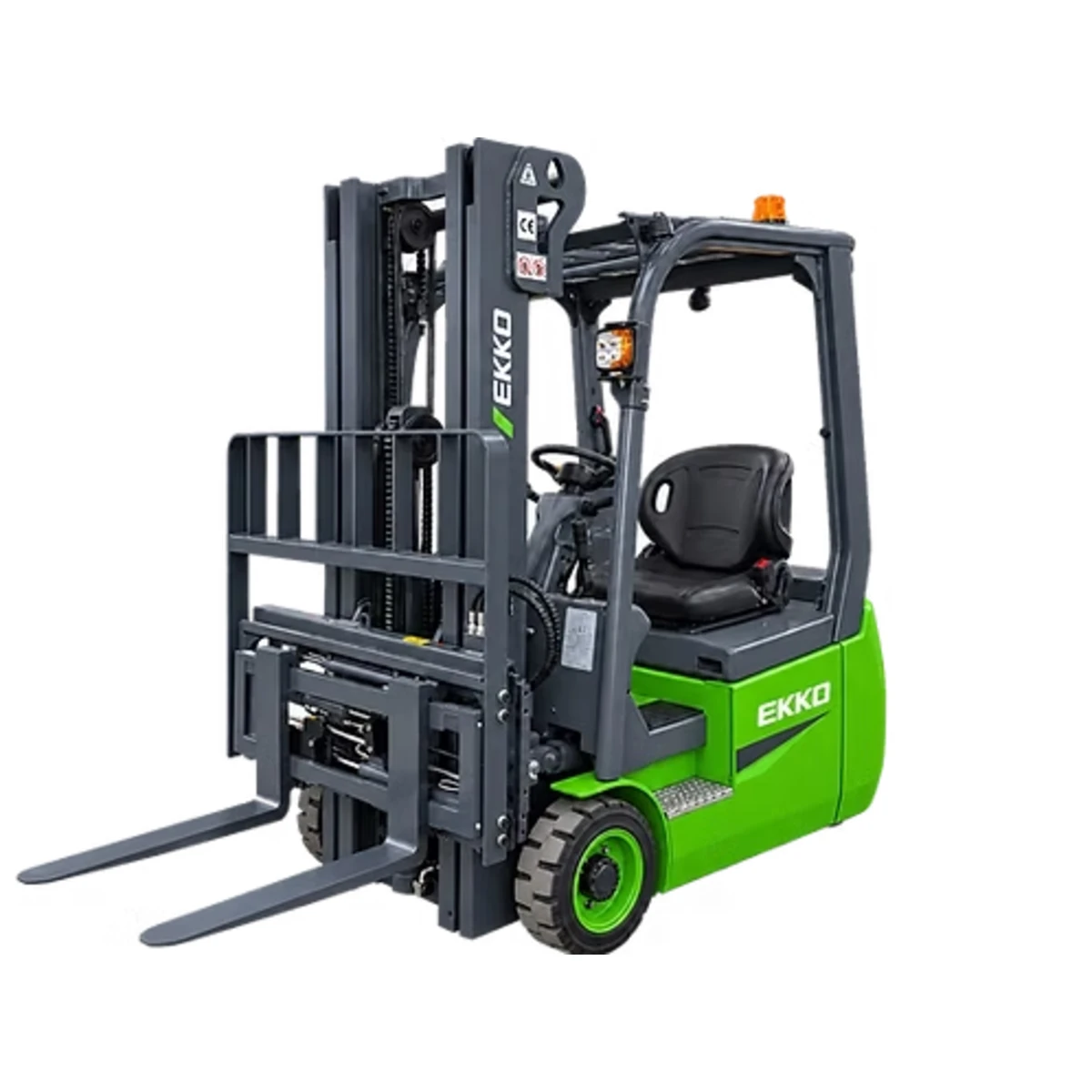 EKKO EK18AC-216LI 4,000 lbs. 3-Wheel Electric Forklift Li-Ion