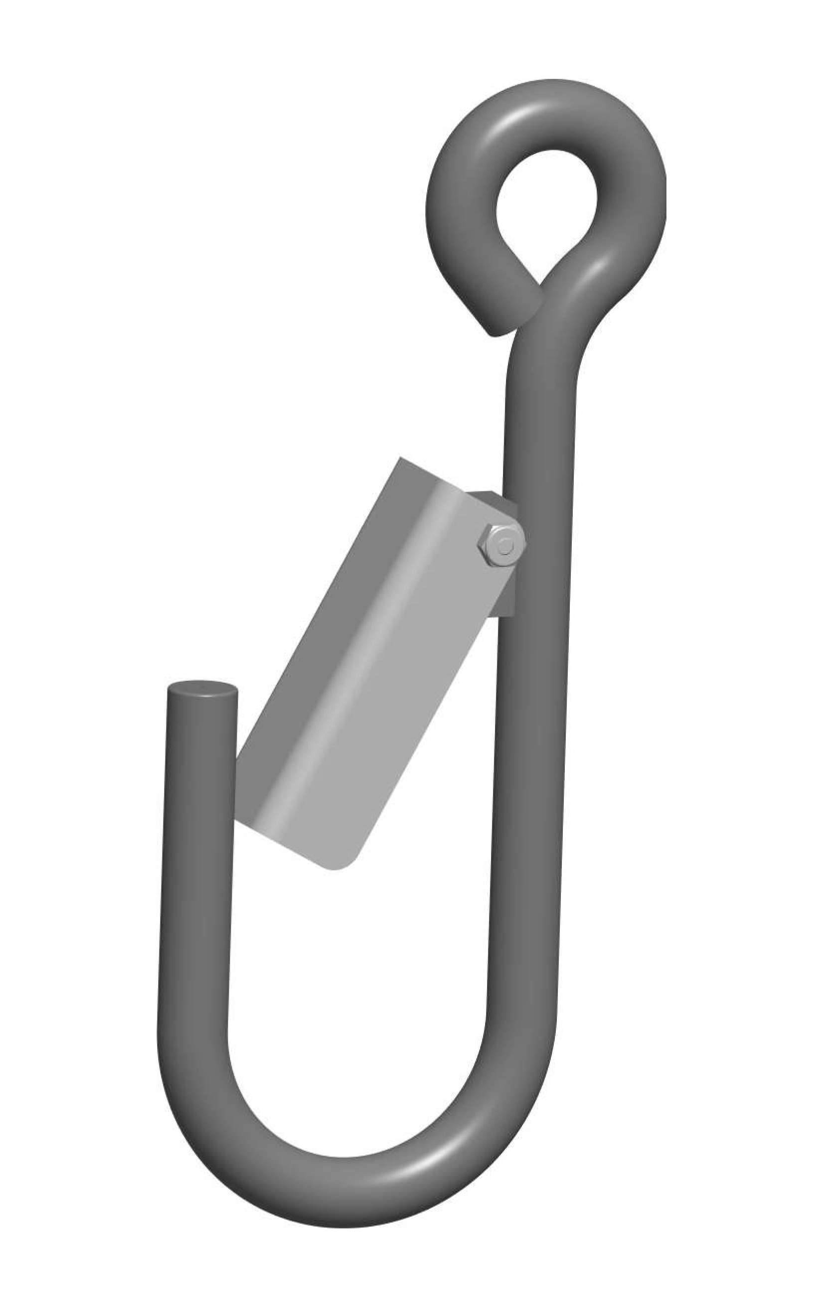 Machining & Welding 5/8 in 9 in 1,000 lbs Latching J-Hook