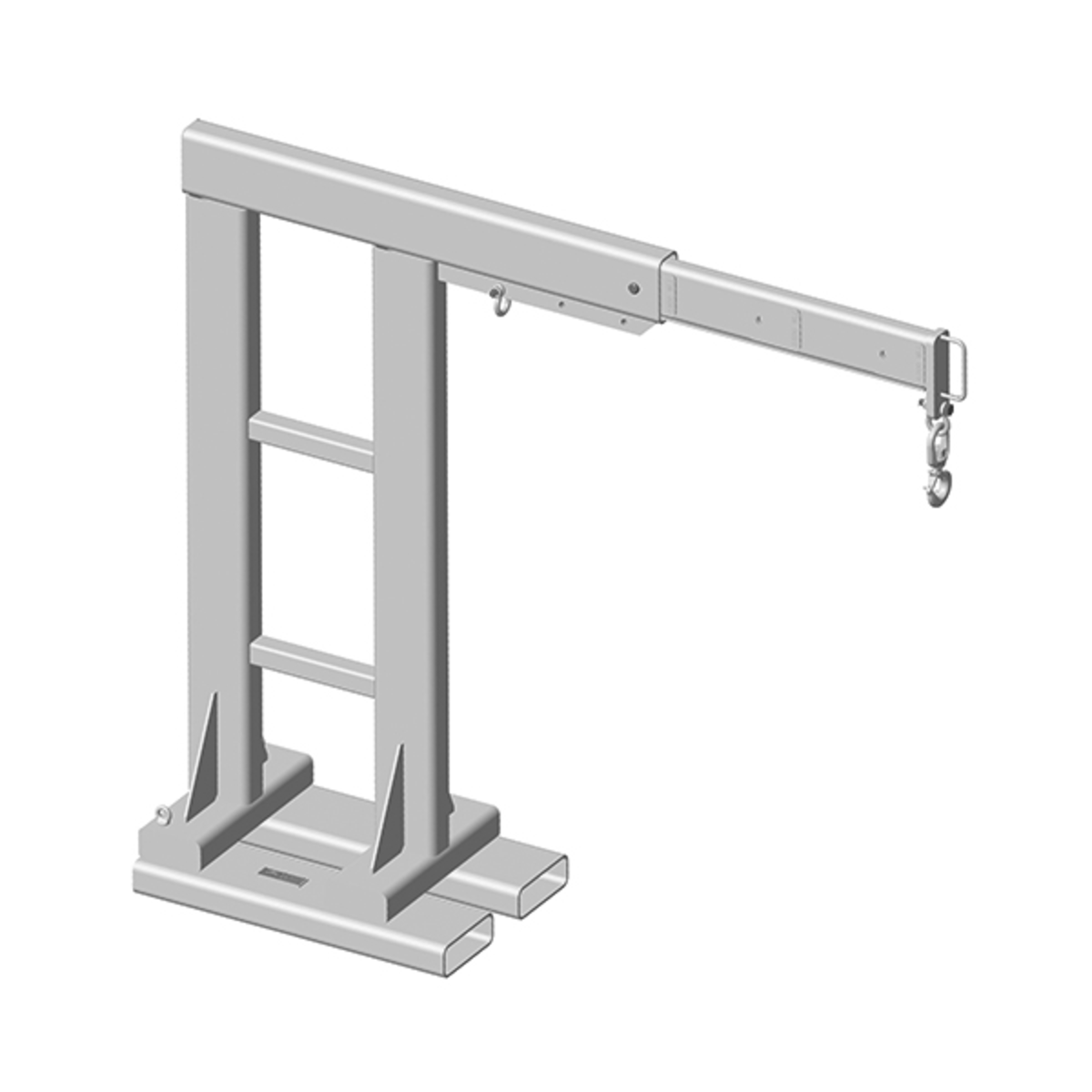 Machining & Welding Adjustable Straight Boom, With Swivel Hook