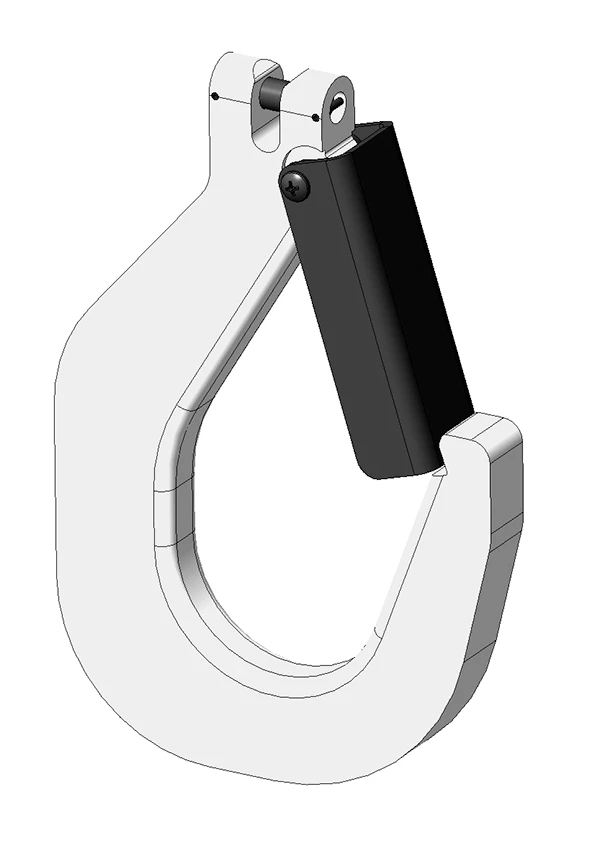 Machining & Welding 1/4 in (9/32 in) Clevis Sling Hook, Oversized
