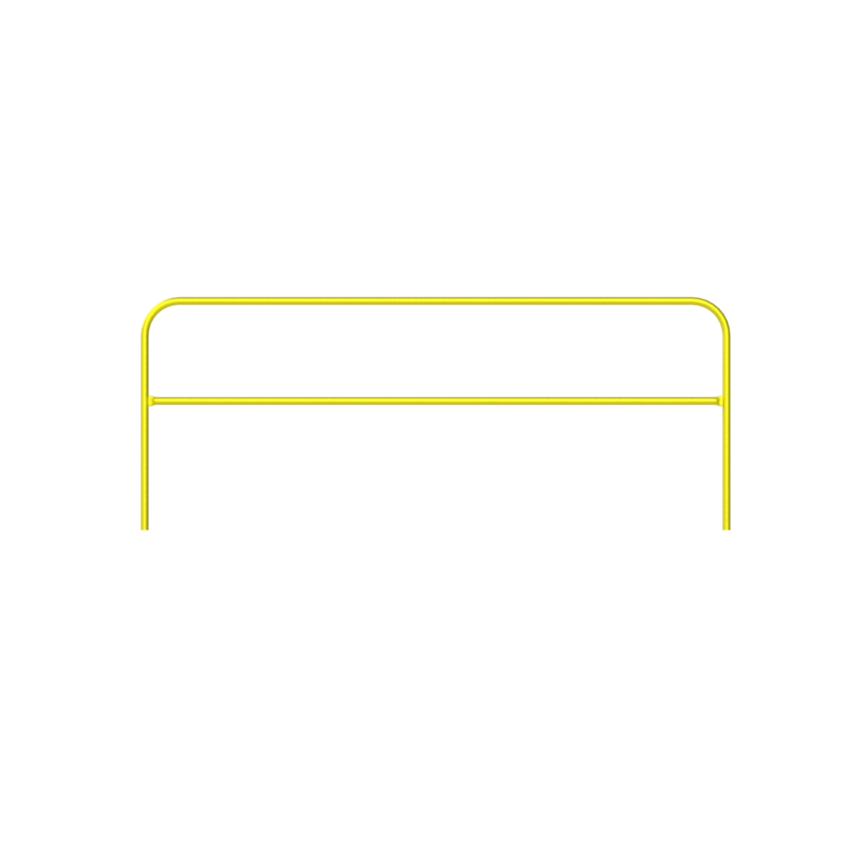 Safety Rail Co. Pit Safety Rail, 10 ft, Yellow