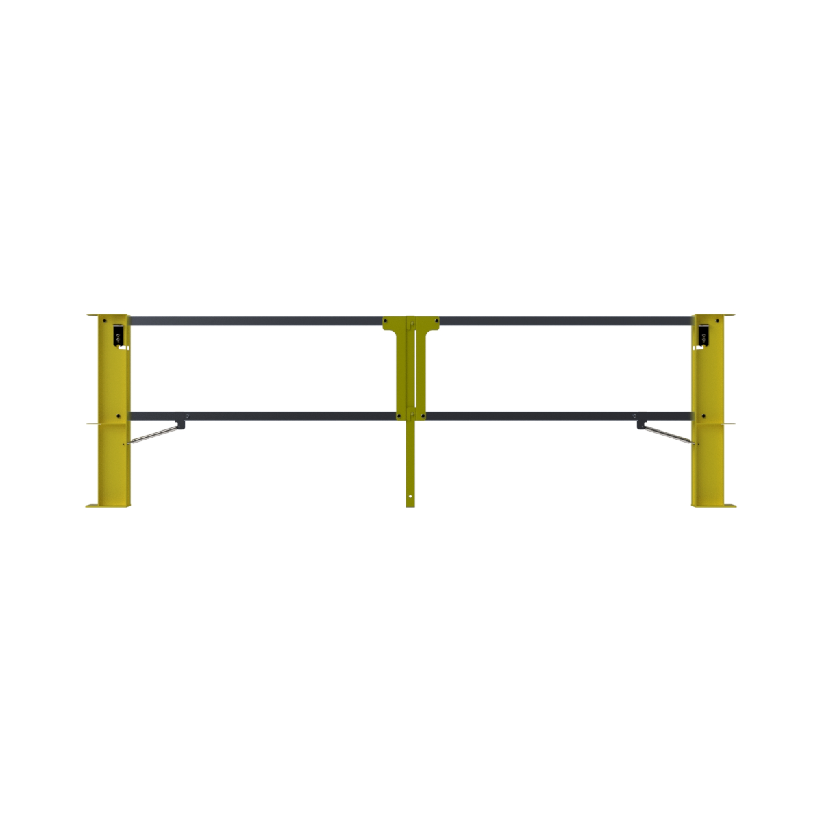 Safety Rail Co. 20' Cantilever Gate, Double, Yellow
