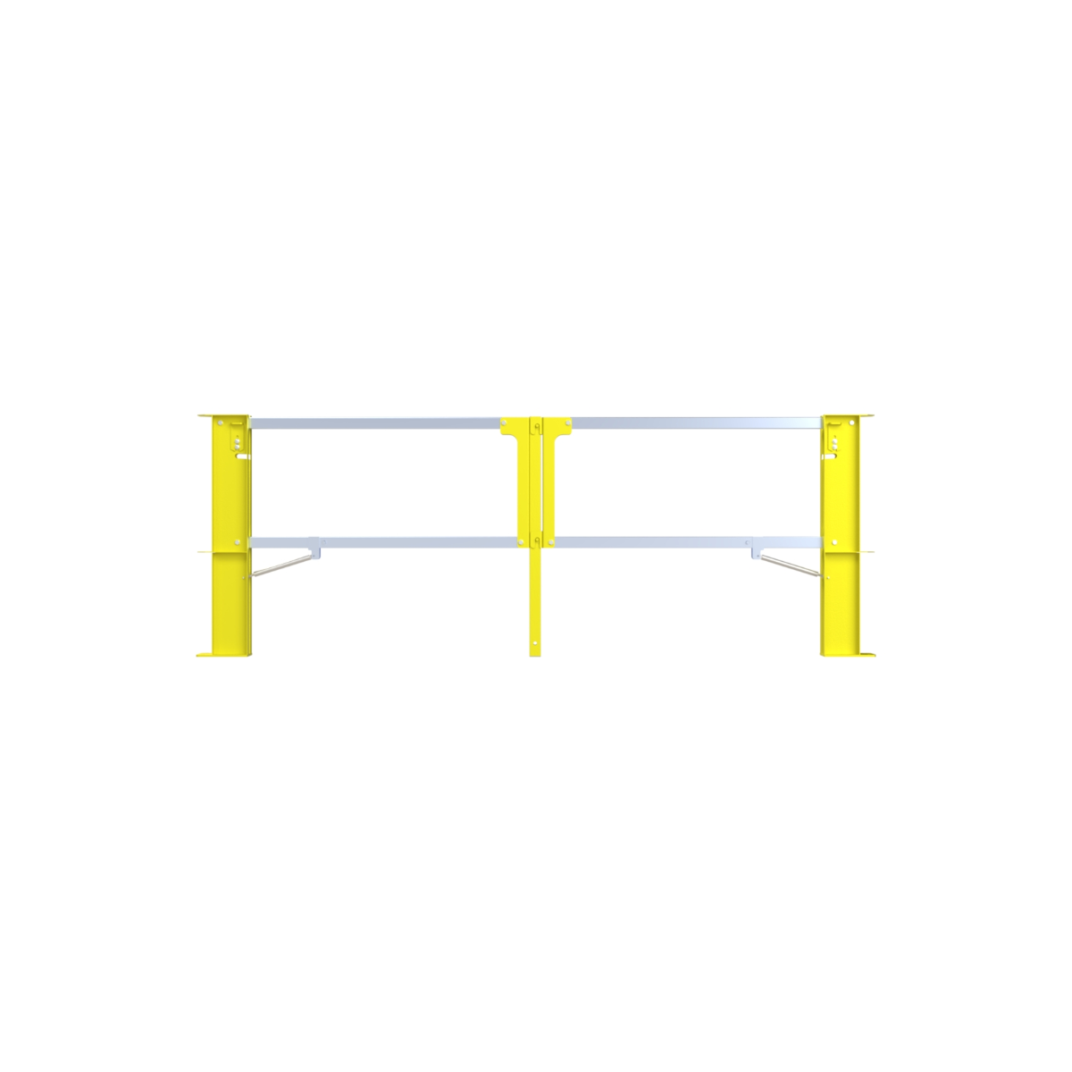 Safety Rail Co. 12' Cantilever Gate, Double, Yellow