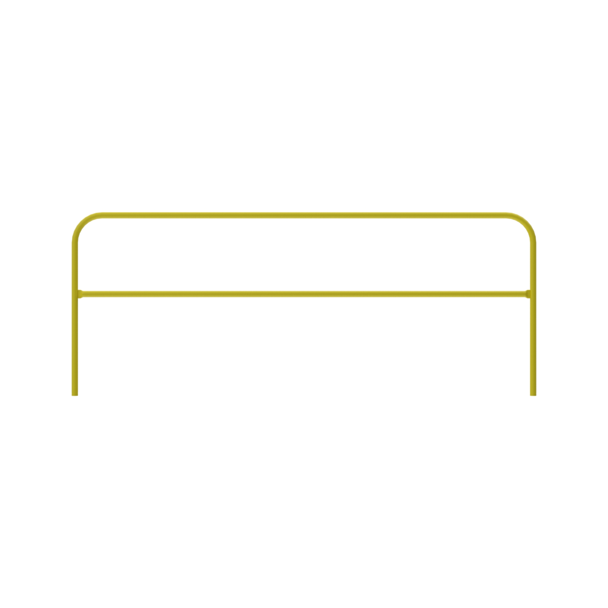 Safety Rail Co. Pit Safety Rail, 4 ft, Yellow