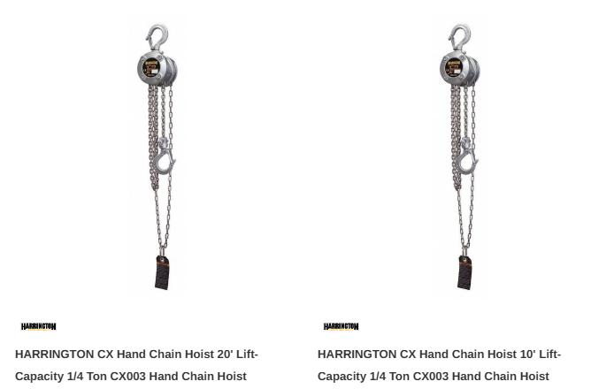 Manual Chain Hoists: Reliable Lifting for Every Industry