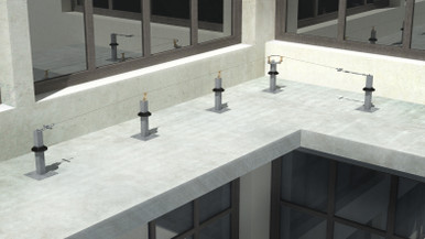 Tractel Travsmart HLL System â 60 ft. Horizontal Lifeline for Stanchion ...