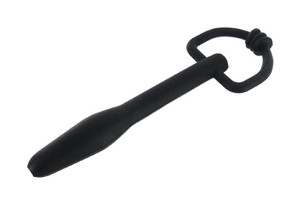 10611 - Silicone Cum-Thru D-Ring Penis Plug 10611 - Silicone Cum-Thru D-Ring Penis Plug