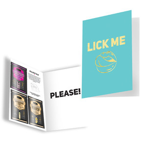 214296 - Lick Me...Please! Greeting Card 214296 - Lick Me...Please! Greeting Card