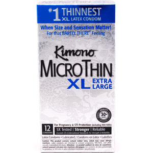 217334 - Kimono Microthin Xl - 12 Pack 217334 - Kimono Microthin Xl - 12 Pack