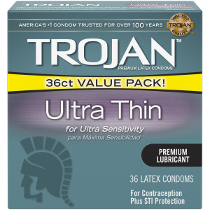 217560 - Trojan Ultra Thin Condoms 36 Pack 217560 - Trojan Ultra Thin Condoms 36 Pack